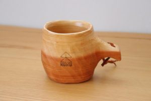 杉のBBQカップ　ビールでもお酒でもOK！