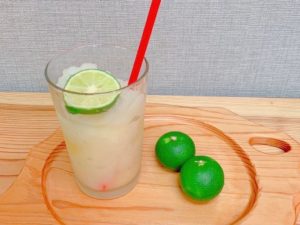 すだちpeelソルベ×木頭杉のプレート ＠oteteさん